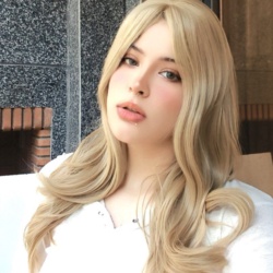 کلاه گیس بلوند اش روسی