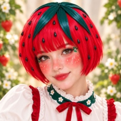 کلاه گیس توت فرنگی