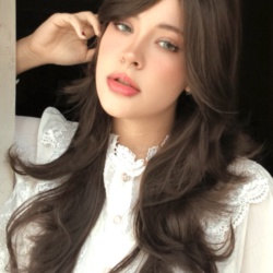 کلاه گیس قهوه ای نچرال 