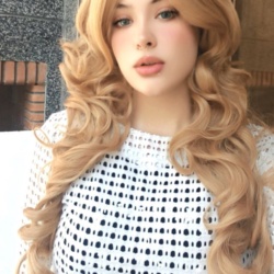 کلاه گیس بلوند زرد سیندرلا بلند