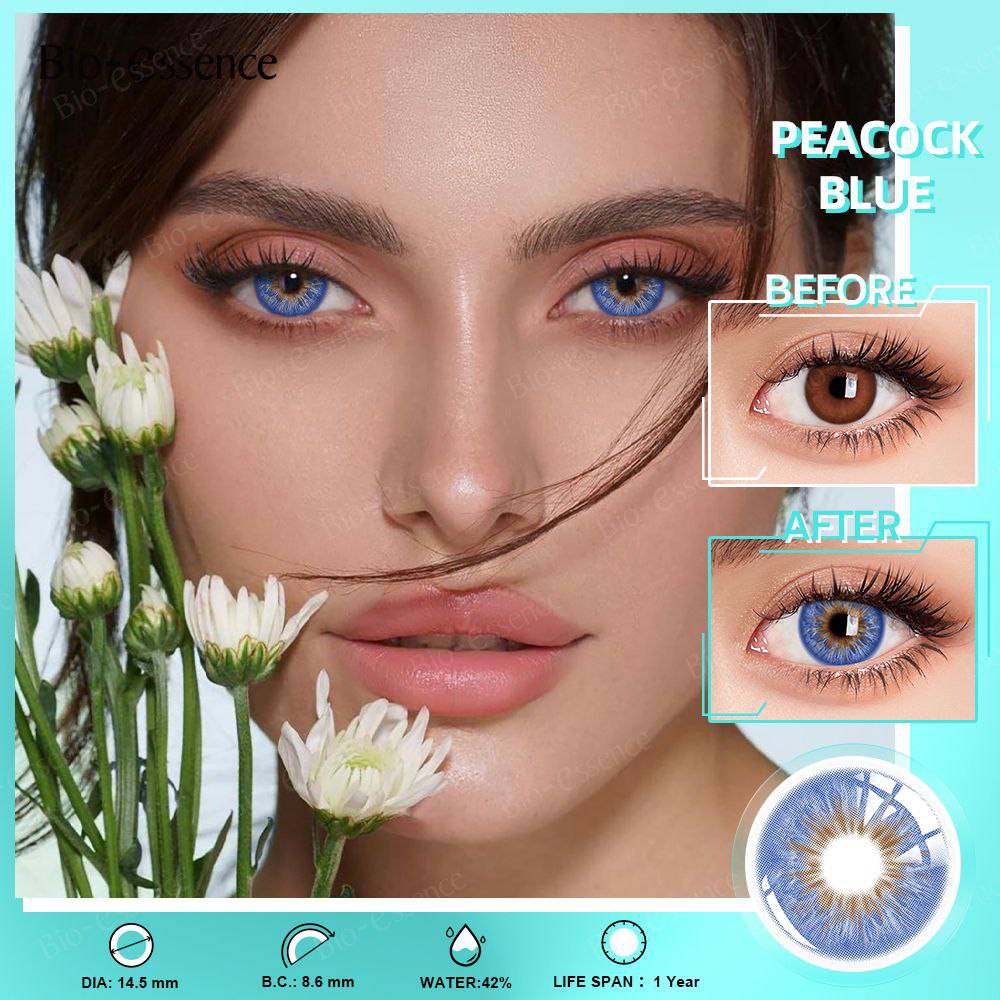 لنز آبی پیگمنتد
