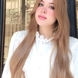 کلاه گیس بلوند عسل صاف بلند
