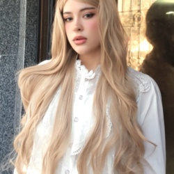 کلاه گیس بلوند طبیعی راپونزل 