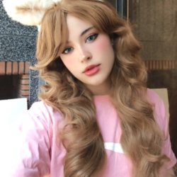 کلاه گیس بلوند عسل خیلی بلند لولیتا