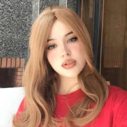 کلاه گیس بلوند عسل متوسط