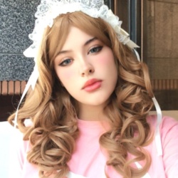 کلاه گیس بلوند عسل لولیتا فر
