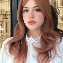 کلاه گیس عسلی جینجر نچرال متوسط 